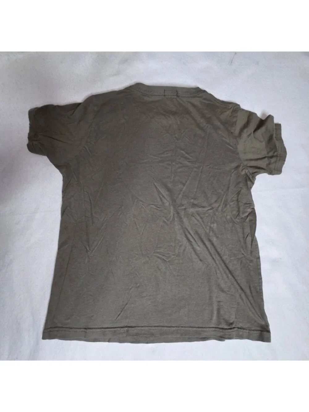Radio Dolls Music 4Ever Graphic T-Shirt Olive Green Short Sleeve Crewneck 2001 D
